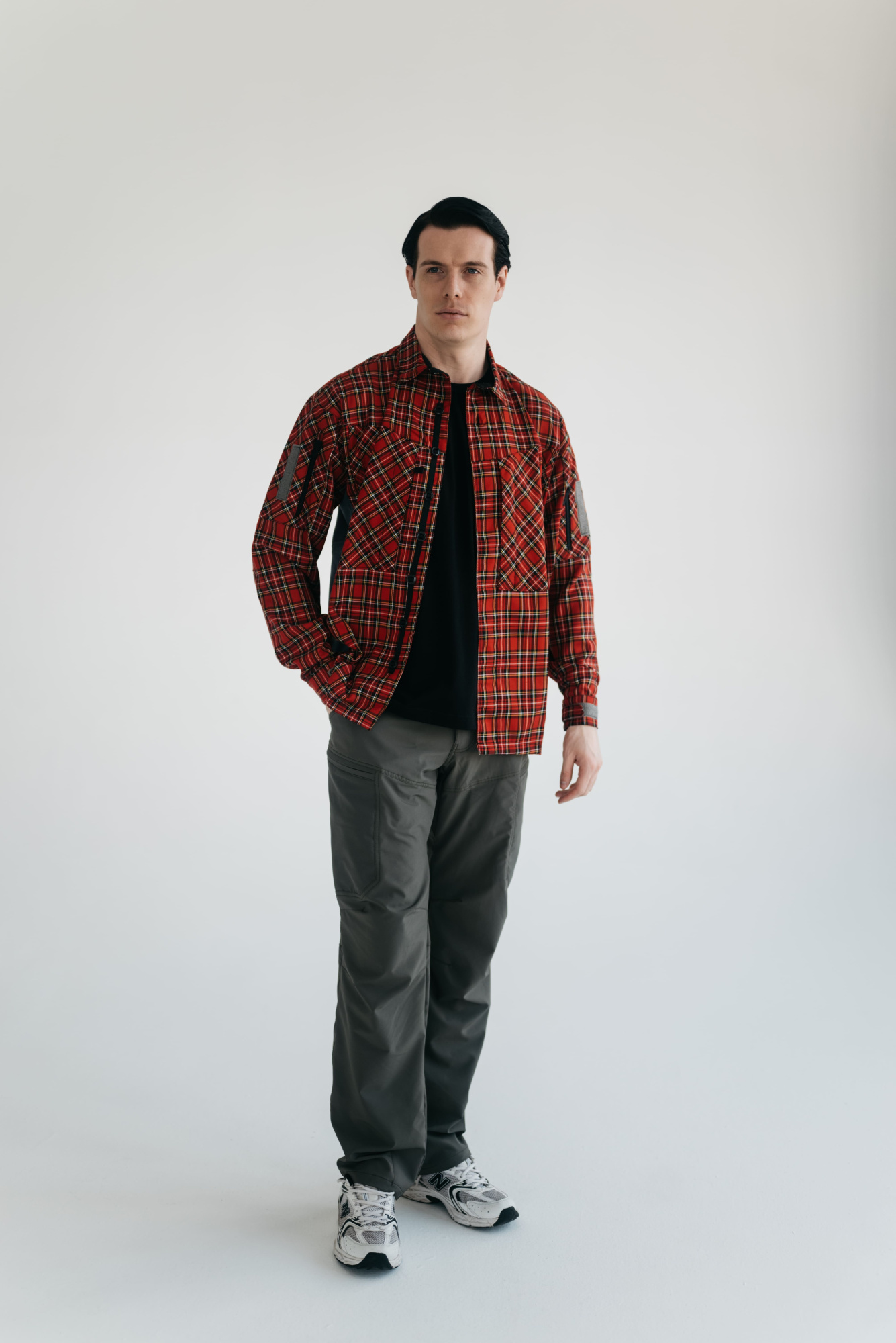 Рубашка BLLT Хайлендер (XL, красная клетка)