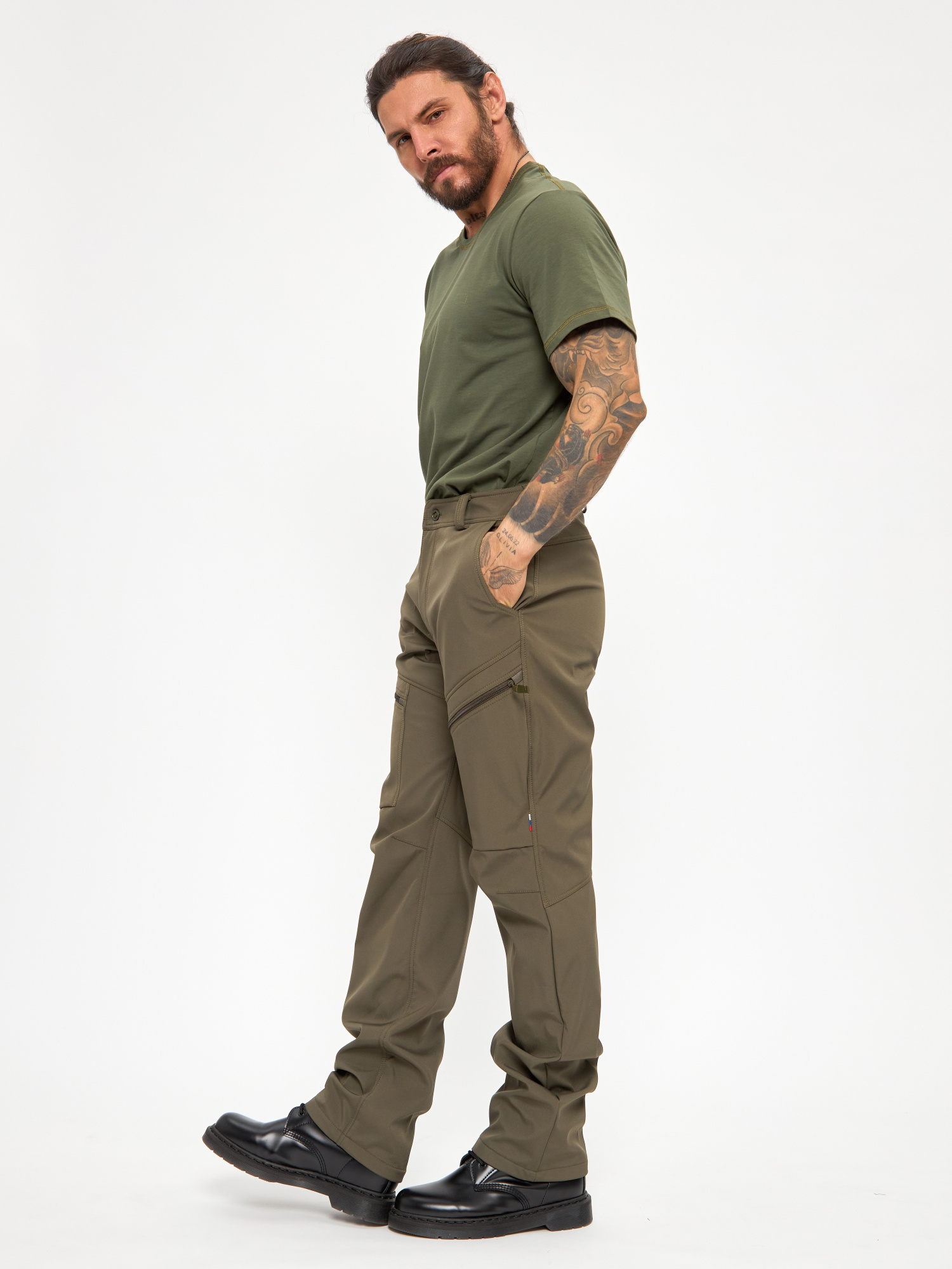 Брюки BLLT Пешавары (32/32, зеленый)