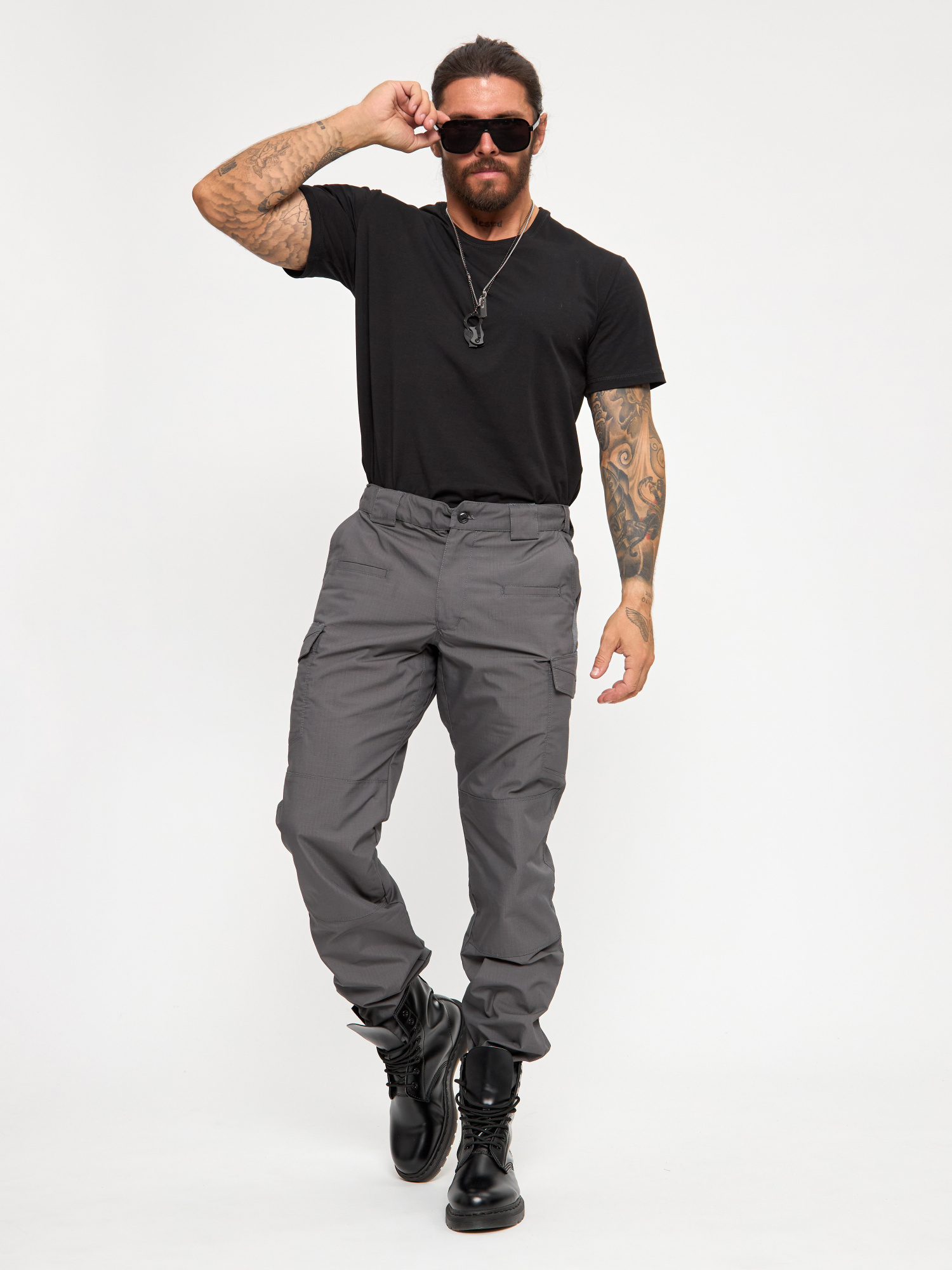 Брюки BLLT Дарксайды (38/36, серый)