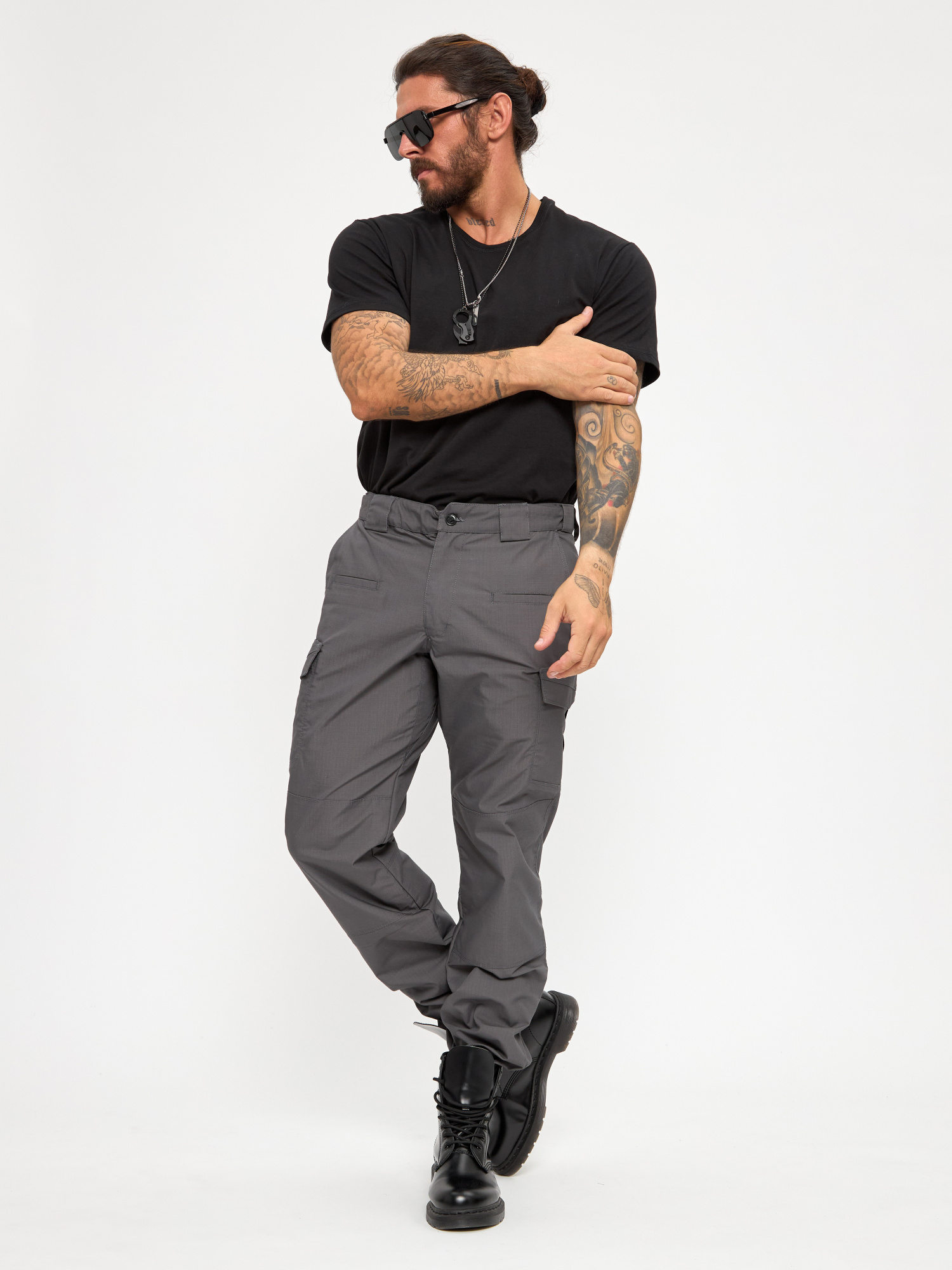 Брюки BLLT Дарксайды (38/36, серый)