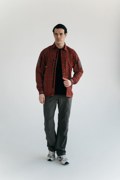 Рубашка BLLT Хайлендер (4XL, красная клетка)