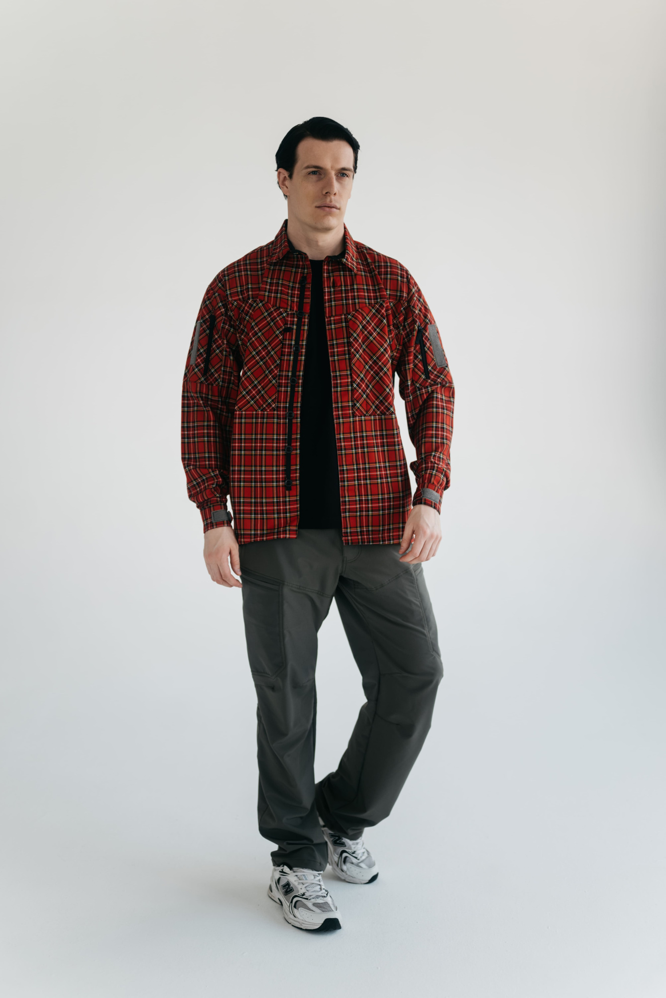 Рубашка BLLT Хайлендер (XL, красная клетка)