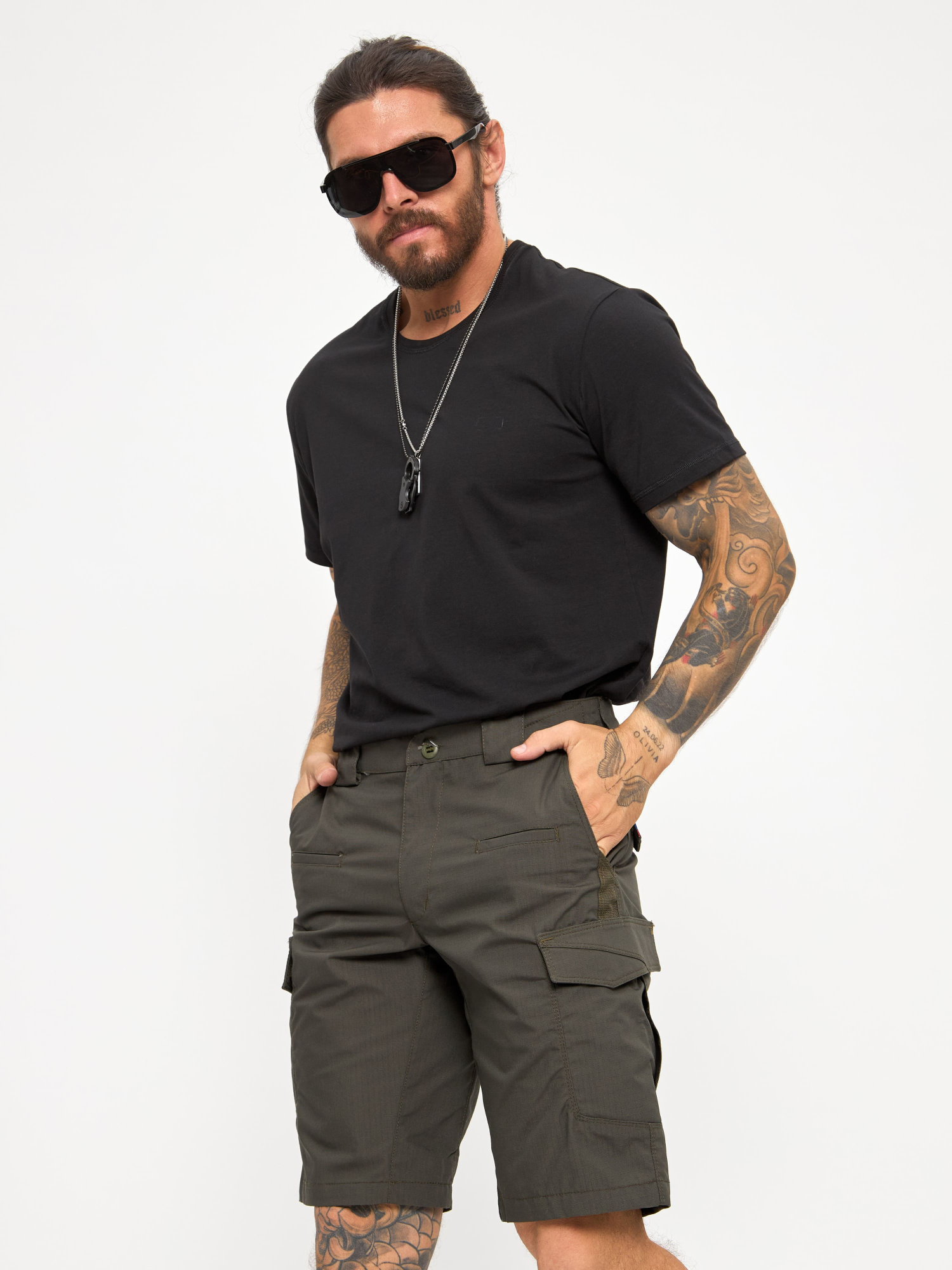 Шорты BLLT Дарксайды (32, зеленый)