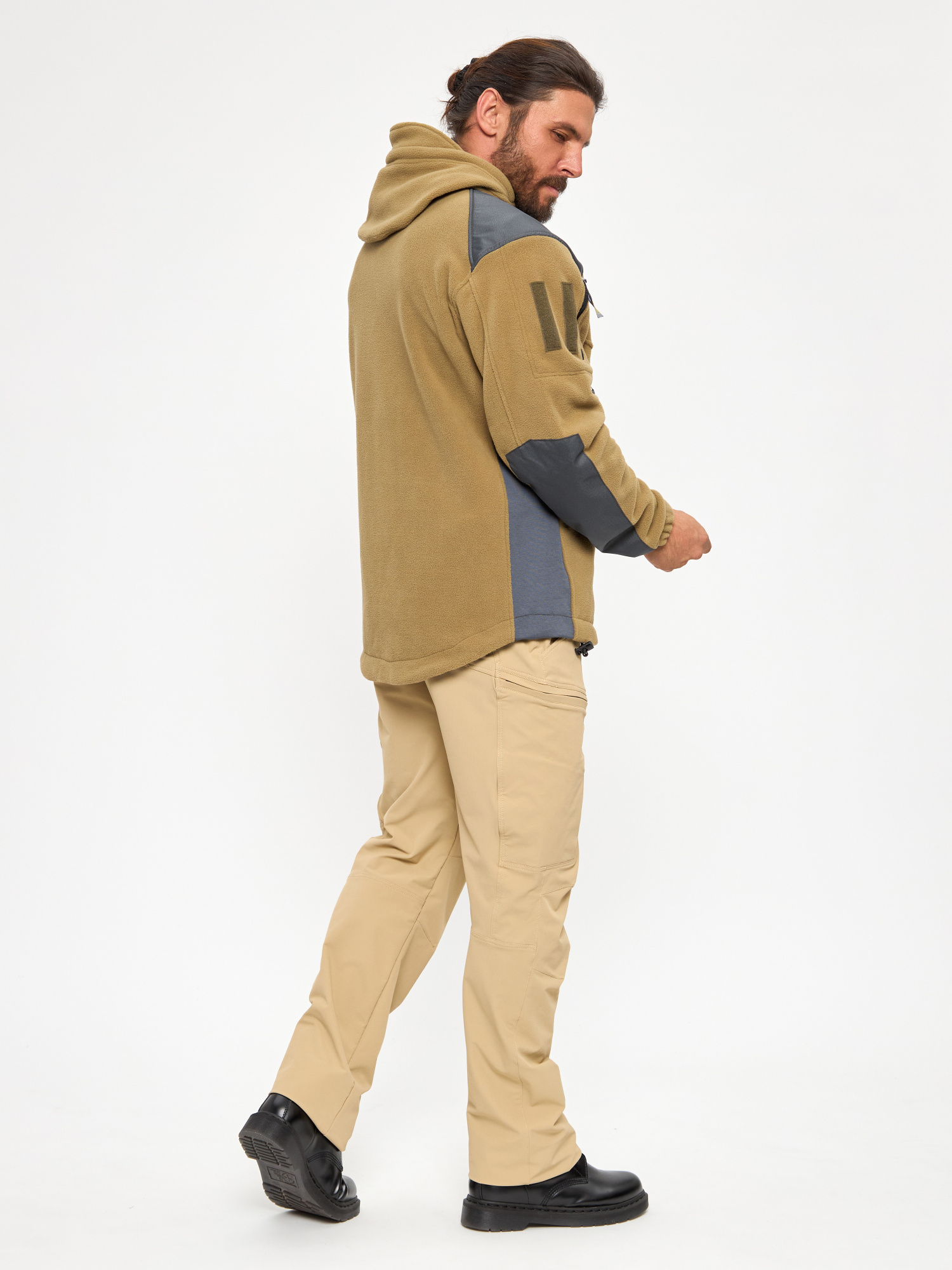 Флис BLLT Хантер c капюшоном (2XL, хаки)