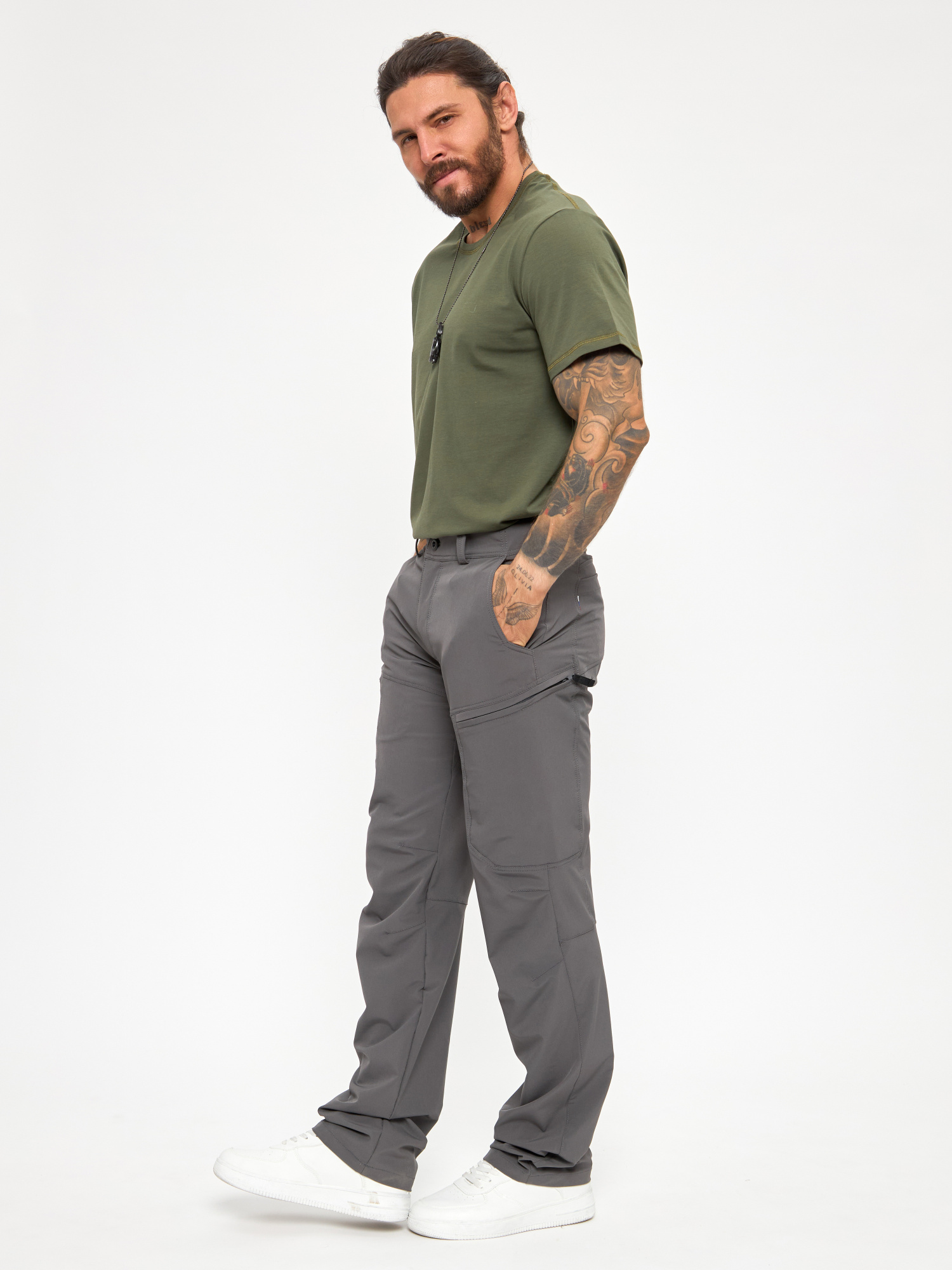 Брюки BLLT Блекопсы  (30/32, серый)