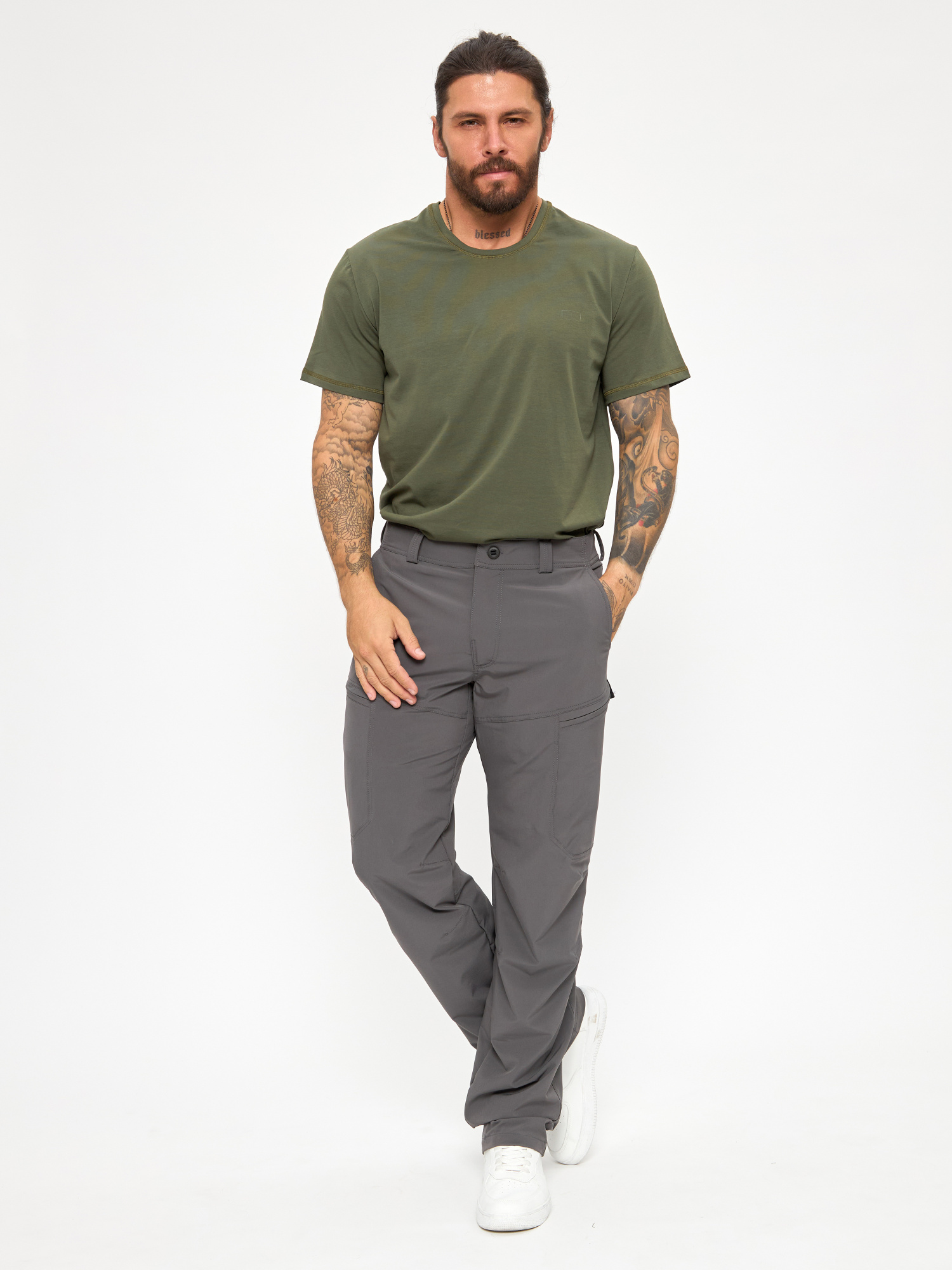 Брюки BLLT Блекопсы  (30/32, серый)