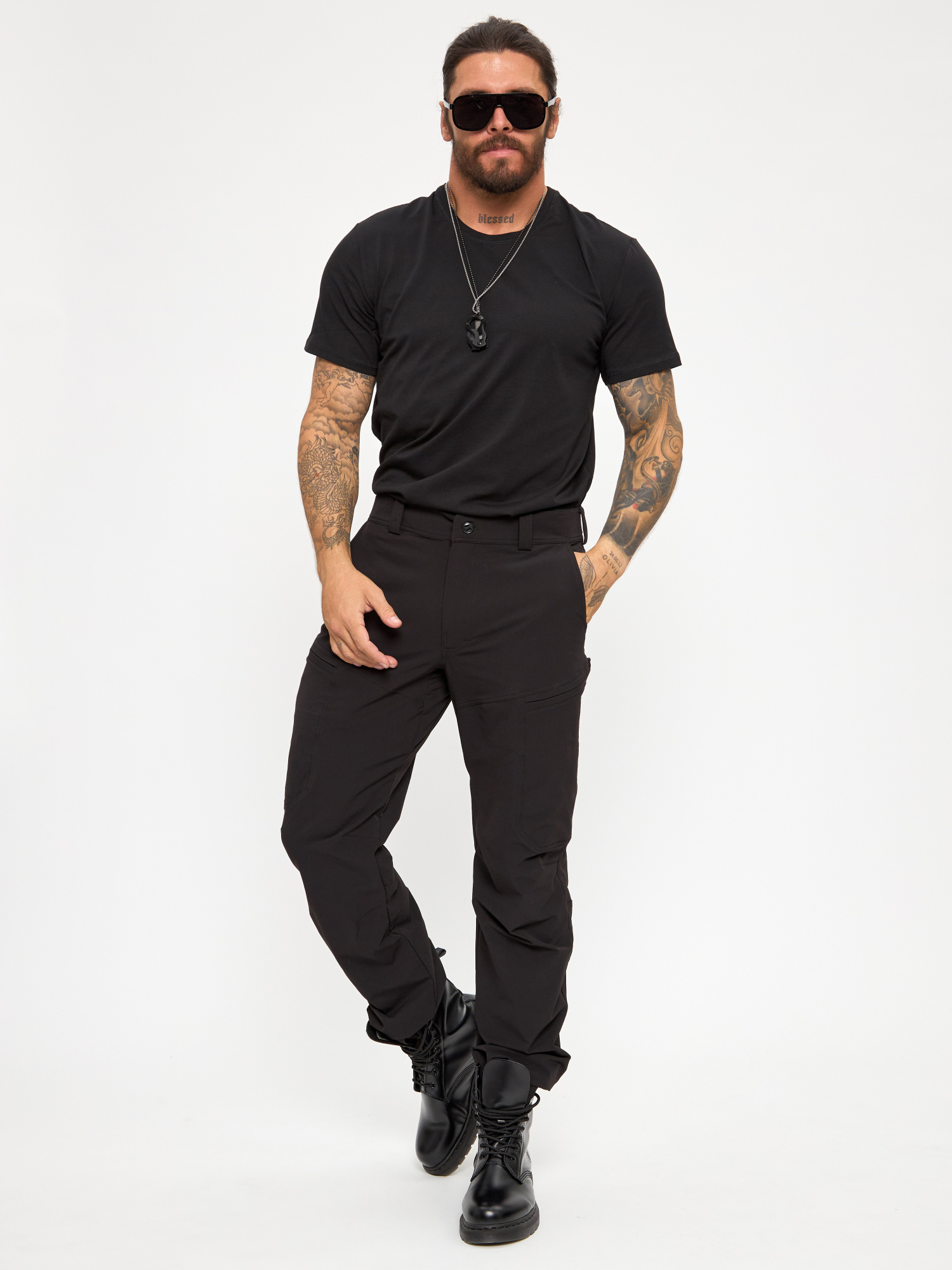 Брюки BLLT Пешавары (34/36, черный)