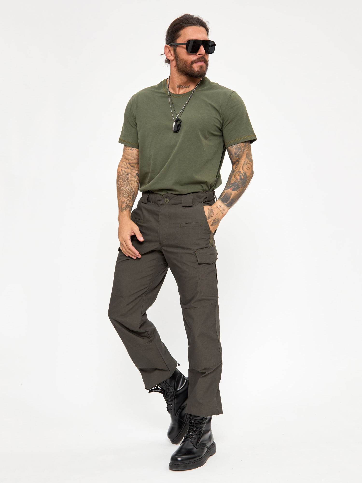 Брюки BLLT Операторы (42/34, зеленый)