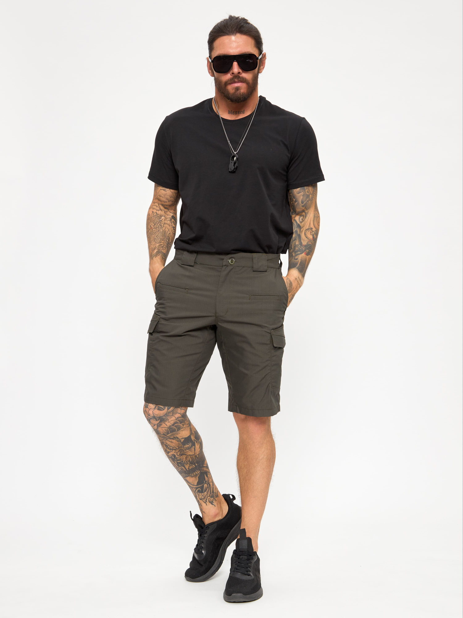 Шорты BLLT Дарксайды (32, зеленый)