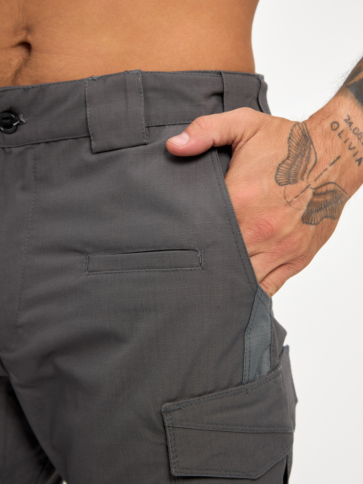 Брюки BLLT Дарксайды (38/36, серый)