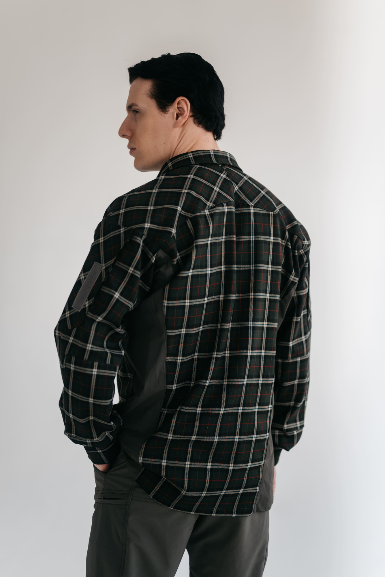 Рубашка BLLT Хайлендер (3XL, зелено-красная клетка)