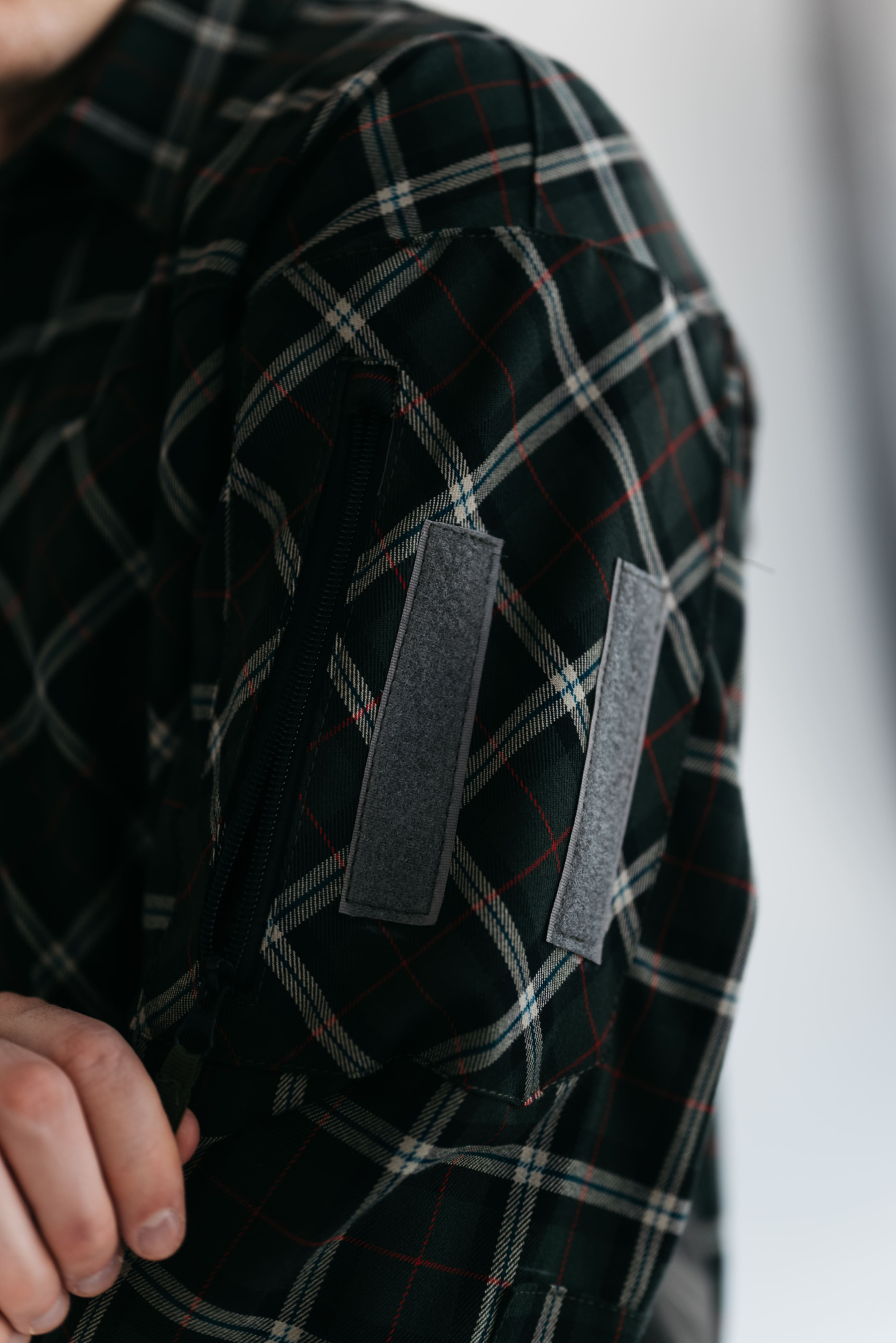 Рубашка BLLT Хайлендер (S, зелено-красная клетка)