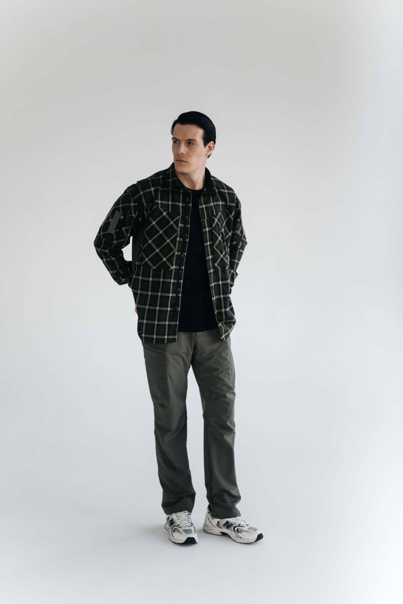 Рубашка BLLT Хайлендер (S, зелено-красная клетка)